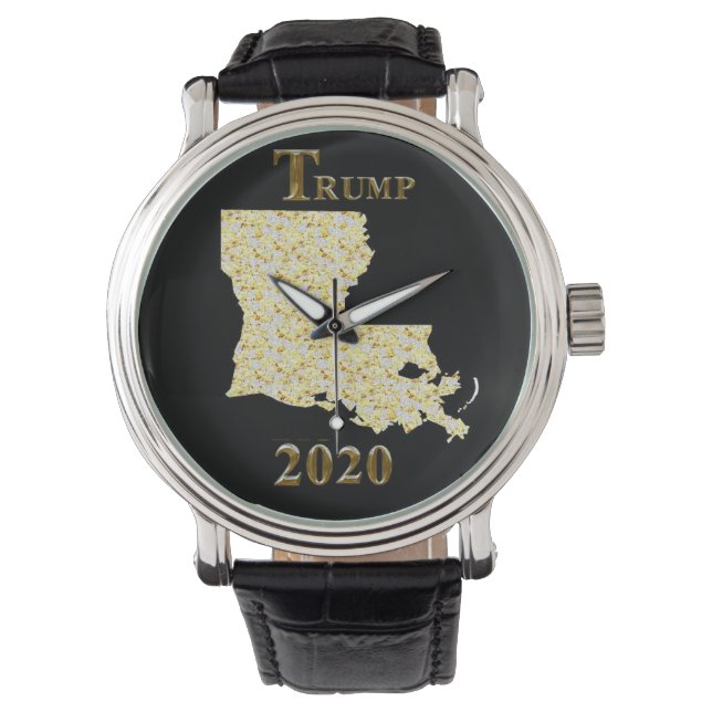 RELOJ DE PULSERA TRUMP 2020 LOUISIANA WATCH (Anverso)