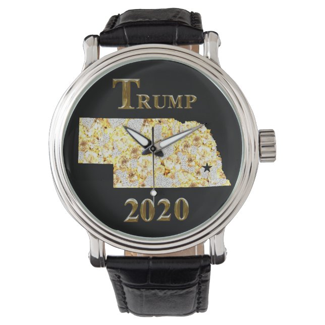 RELOJ DE PULSERA TRUMP 2020 NEBRASKA WATCH (Anverso)