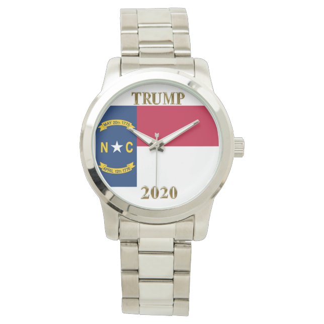 RELOJ DE PULSERA TRUMP 2020 NORTH CAROLINA WATCH (Anverso)