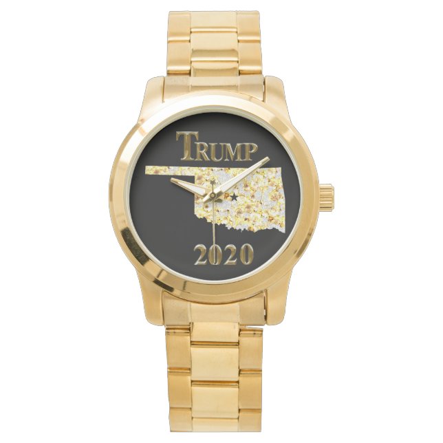 RELOJ DE PULSERA TRUMP 2020 OKLAHOMA WATCH (Anverso)