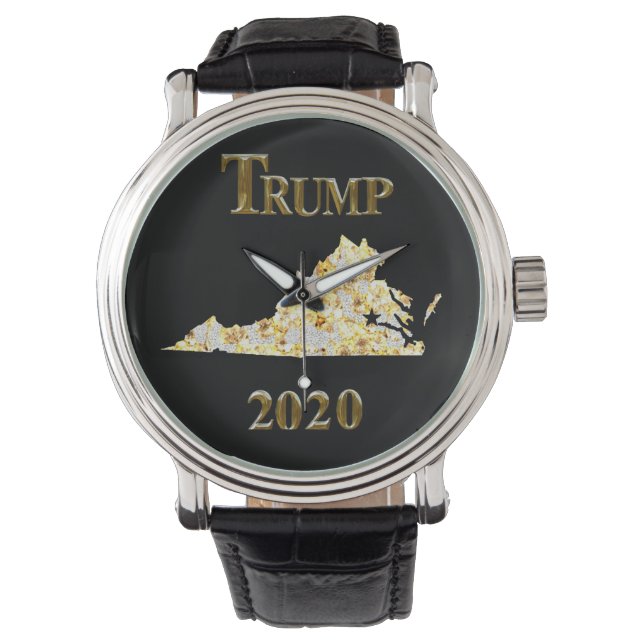 RELOJ DE PULSERA TRUMP 2020 VIRGINIA WATCH (Anverso)
