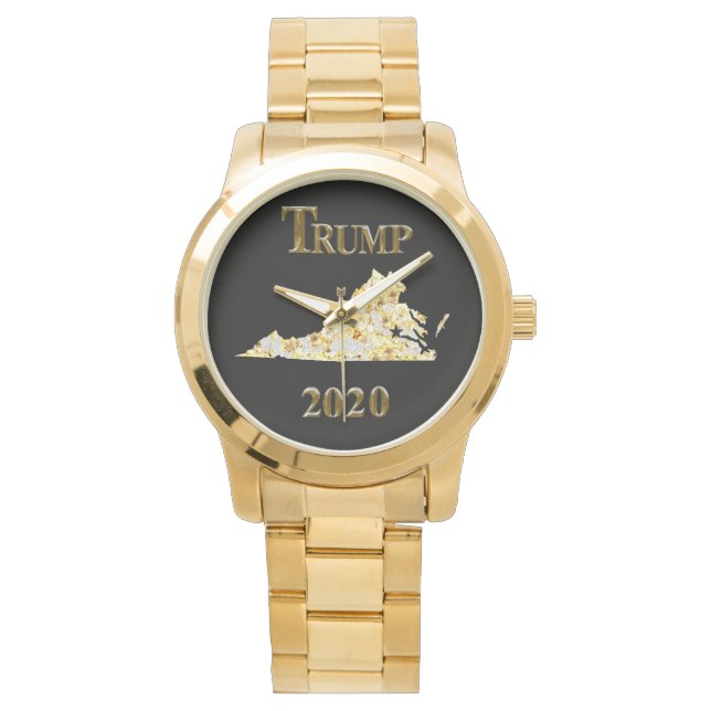 RELOJ DE PULSERA TRUMP 2020 VIRGINIA WATCH (Anverso)