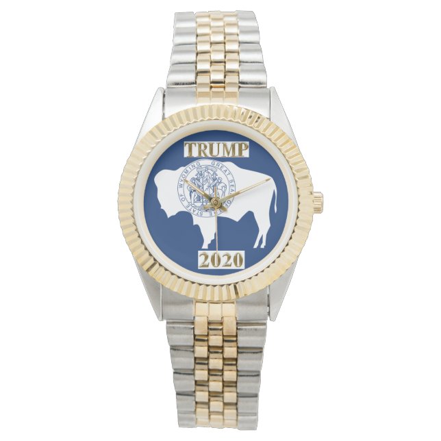 RELOJ DE PULSERA TRUMP 2020 WYOMING WATCH (Anverso)