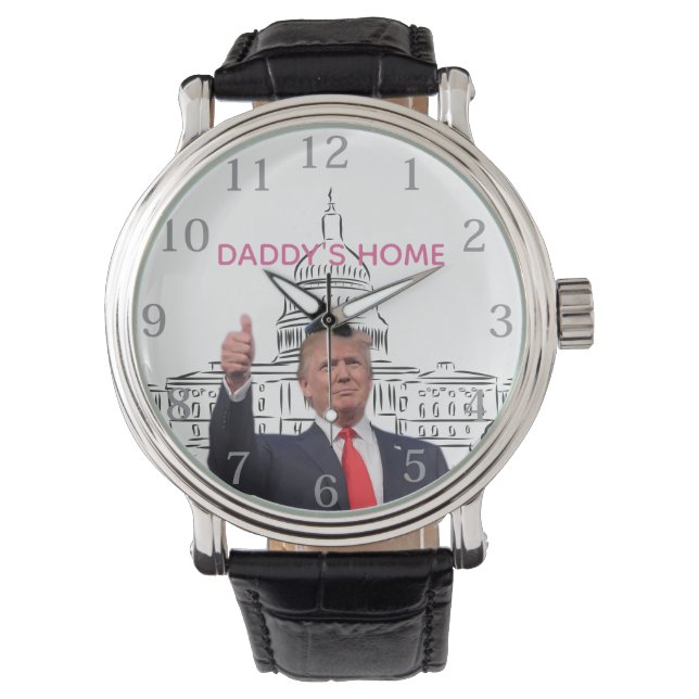 Reloj De Pulsera Trump 2024 devuelve a Estados Unidos a casa de pap (Anverso)
