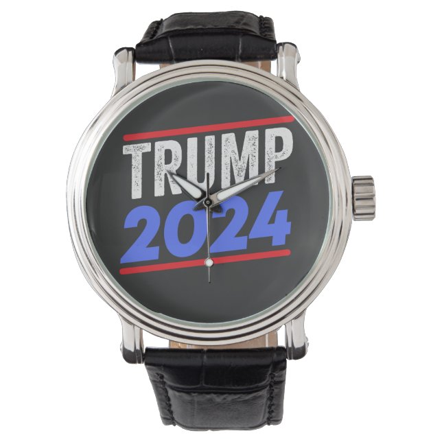 Reloj De Pulsera Trump 2024 para la elección del presidente Donald  (Anverso)