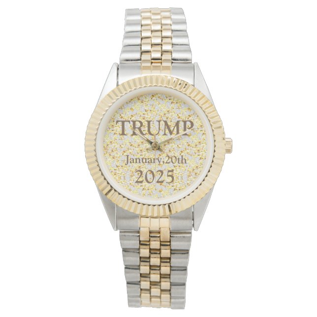 RELOJ DE PULSERA TRUMP 2025 (Anverso)