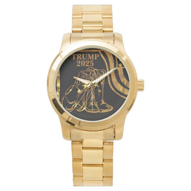 RELOJ DE PULSERA TRUMP 2025 (Anverso)