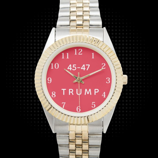 Reloj De Pulsera Trump 45-47 (Subido por el creador)