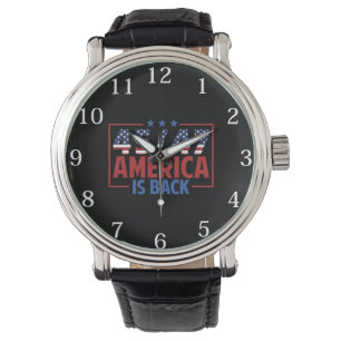 Reloj De Pulsera Trump 45-47 Estados Unidos está de vuelta