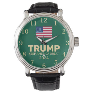 Reloj De Pulsera Trump 45-47 Mantener a Estados Unidos Grande