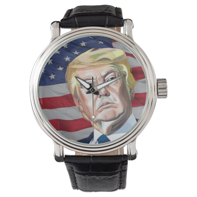 Reloj De Pulsera Trump, 45° presidente de Estados Unidos - Regalo (Anverso)