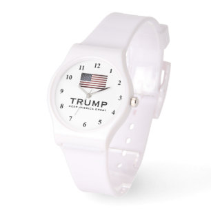 Reloj De Pulsera Trump blanco mira a las mujeres republicanas