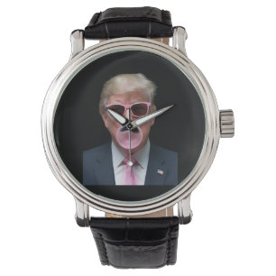 Reloj De Pulsera Trump Bubble Gum Funny presidente de EEUU