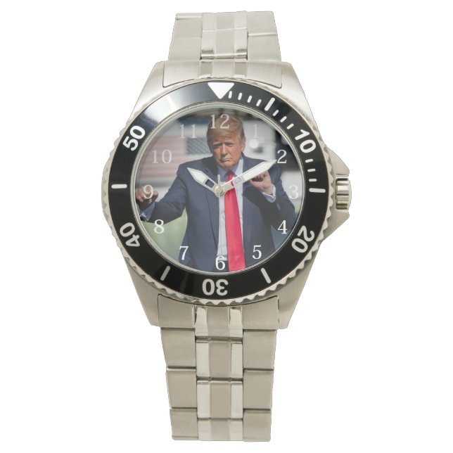 Reloj De Pulsera Trump Dance Funny (Anverso)