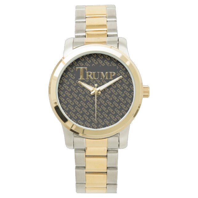 RELOJ DE PULSERA TRUMP EE. UU.  ORO  (Anverso)