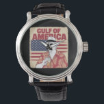 Reloj De Pulsera Trump, el presidente de Estados Unidos en el Golfo<br><div class="desc">Trump,  el presidente de Estados Unidos en el Golfo de México,  Trump,  el sombrero</div>