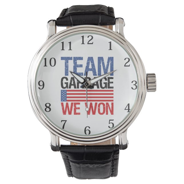Reloj De Pulsera Trump - Equipo basura que ganamos (Anverso)
