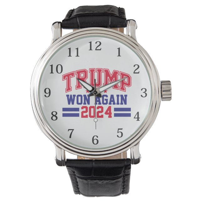 Reloj De Pulsera Trump ganó de nuevo 2024 (Anverso)