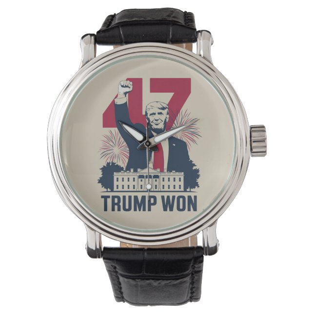 Reloj De Pulsera Trump ganó de nuevo las elecciones presidenciales  (Anverso)