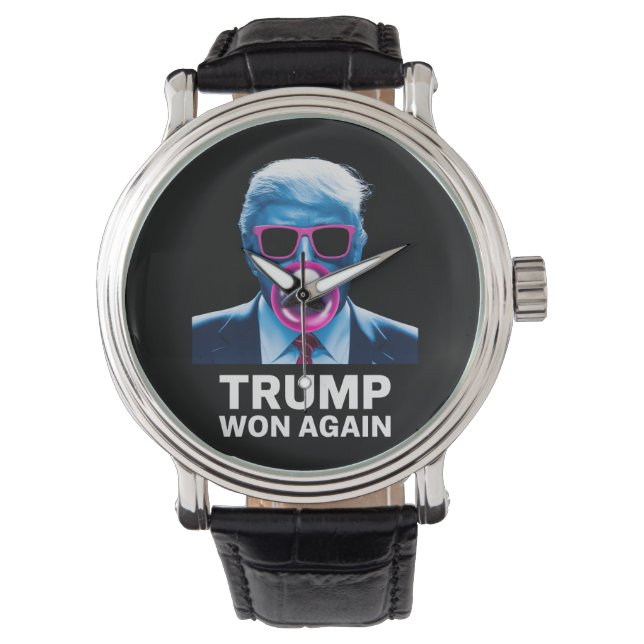 Reloj De Pulsera Trump ganó de nuevo las elecciones presidenciales  (Anverso)