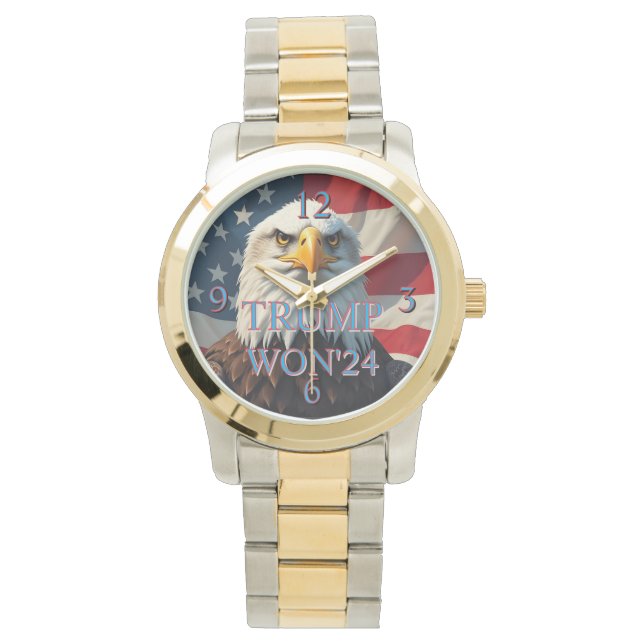 RELOJ DE PULSERA TRUMP GANÓ EL 2024 (Anverso)