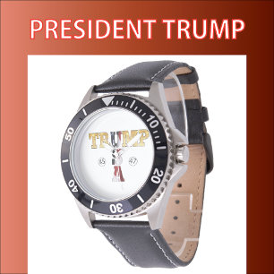 Reloj De Pulsera Trump Gold 💖 Presidencial USA 45 47