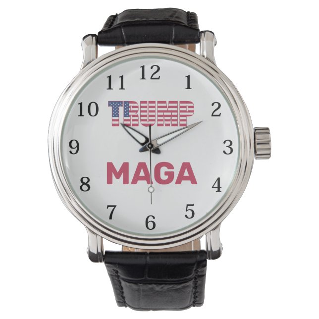 Reloj De Pulsera Trump Maga (Anverso)