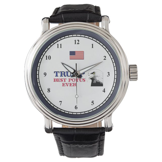 Reloj De Pulsera TRUMP Mejor POTUS (Anverso)