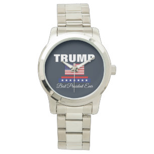RELOJ DE PULSERA TRUMP MEJOR PRESIDENTE DE TODOS LOS TIEMPOS MIRA
