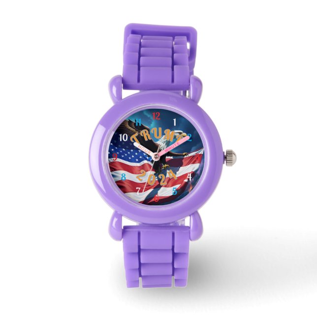 Reloj De Pulsera TRUMP para PRESIDENTE 2024 (Anverso)
