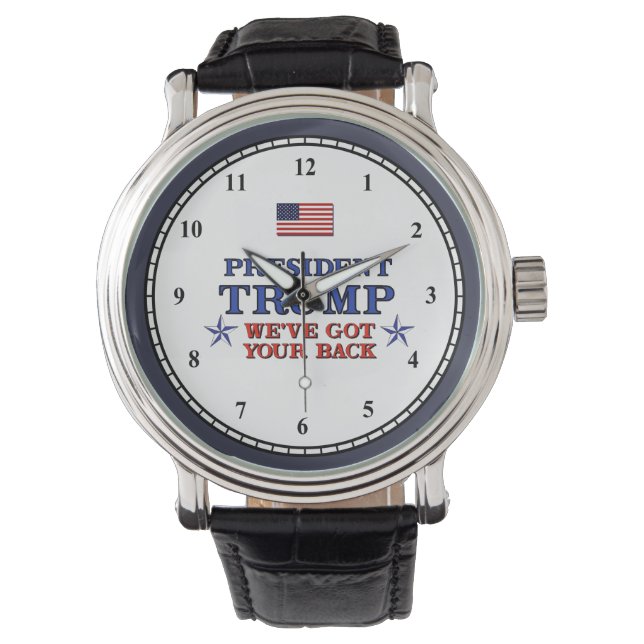 Reloj De Pulsera Trump tiene la espalda (Anverso)