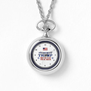 Reloj De Pulsera Trump tiene la espalda