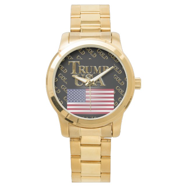 RELOJ DE PULSERA TRUMP USA GOLD (Anverso)