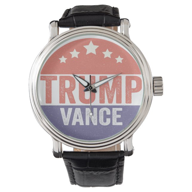 Reloj De Pulsera Trump Vance Elections Navidades feos suéter (Anverso)