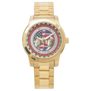 Reloj De Pulsera Trump Y Kim En Singapur - Moneda Conmemorativa