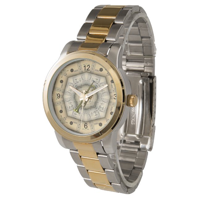 Reloj De Pulsera Trumpet ~ Diseño musical extraño ~ Único ~ ~ (Angular)
