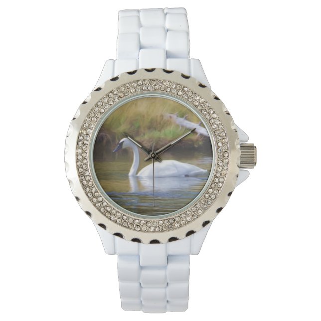 Reloj De Pulsera Trumpeter Swan (Anverso)