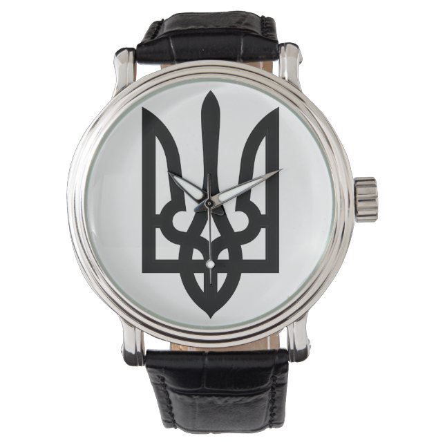 Reloj De Pulsera Tryzub ucraniano (Anverso)