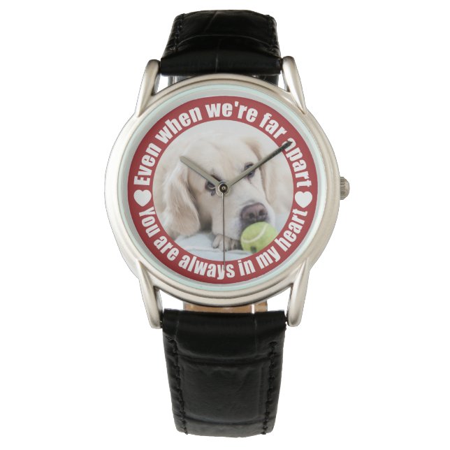 Reloj De Pulsera TU FOTO Far Apart Love watts (Anverso)