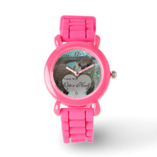 Reloj De Pulsera Tu mi Otter Half Brown River Otter Nadando