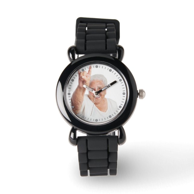 Reloj De Pulsera TU personalizado de FOTOS mira (Anverso)