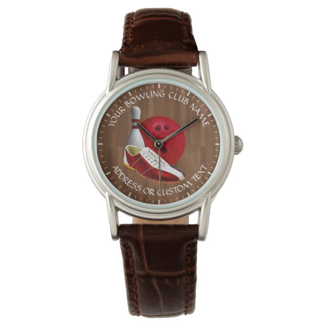 Reloj De Pulsera Tu propietario del club de bolos (Anverso)