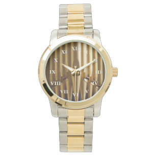 Reloj De Pulsera Tubos de órgano de oro