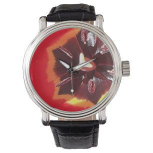 Reloj De Pulsera Tulip Rojo Scarlet