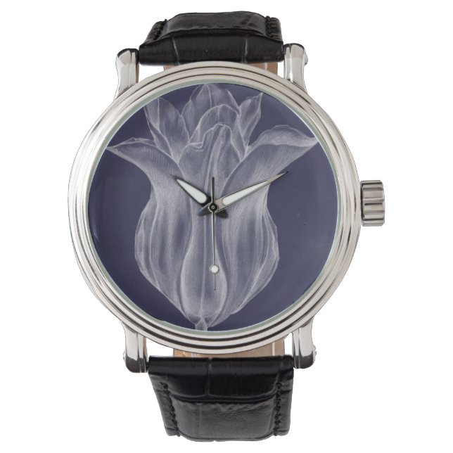Reloj De Pulsera Tulipán III monocromo (Anverso)