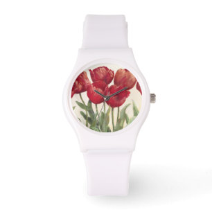 Reloj De Pulsera Tulipanes de rubíes