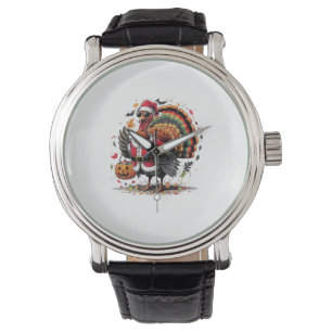 Reloj De Pulsera Turco Moo Cow Cstume Gracioso Día de Acción de Gra