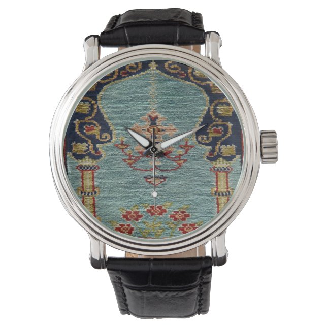 Reloj De Pulsera Turkish Kilim Carpet Rug Antique (Anverso)