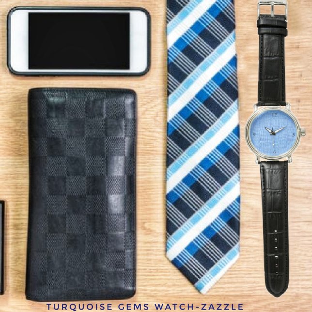 Reloj De Pulsera Turquesas Gemas (Subido por el creador)