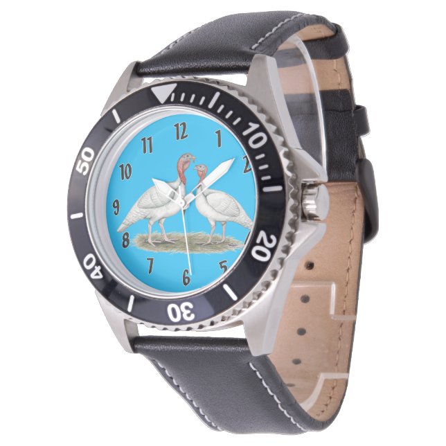 Reloj De Pulsera Turquía Mini blancos (Angular)